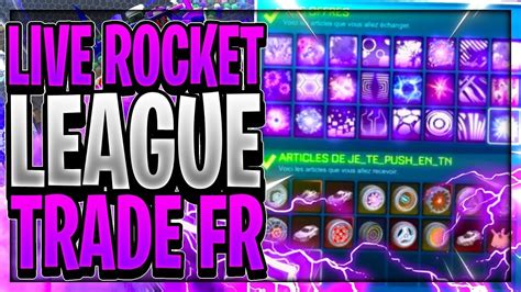 Live Rocket League Tradegame Au 1000 Abonné Je Offre Une Fennec Youtube