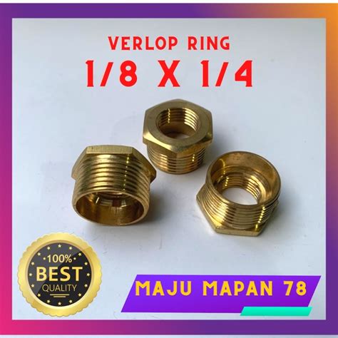 Jual Verlop Ring Vlok Ring Kuningan Ukuran 1 8 X 1 4 Shopee Indonesia