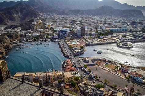 Aerial View of Aden City from Sira Castle in 2021 | Yemen, Aden, Aerial ...