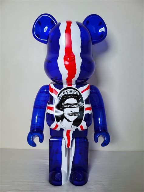 Bearbrick 1000 Sex Pistols God Save The Queen 2016 Clear Version