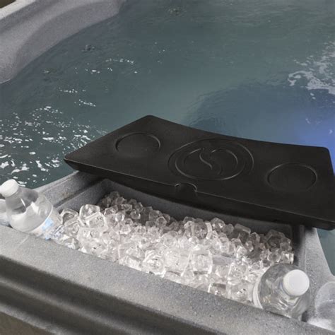 Aqualife By Strong Spas Palm Beach 5 6 Person 30 Jet Lounger Hot Tub Spa With Built In Ice