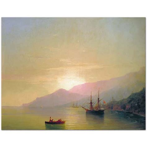 Ships At Anchor By Ivan Aivazovsky As Art Print CANVASTAR