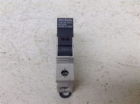 Allen Bradley 1492 Fb1c30 L 1 Pole 30 Amp 600 V Fuse Holder 1492fb1c30l