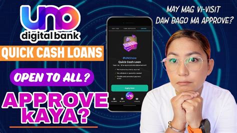 Quick Cash Loan Ng Unobank Paano Mag Apply Youtube