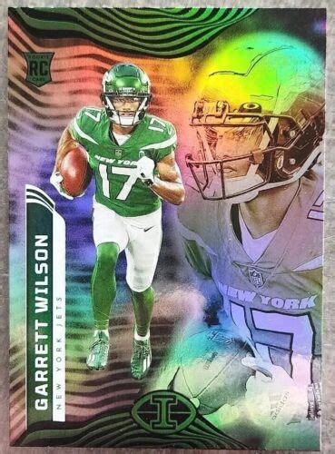 2022 GARRETT WILSON RC Panini Illusions Rookie Jets Offensive ROY