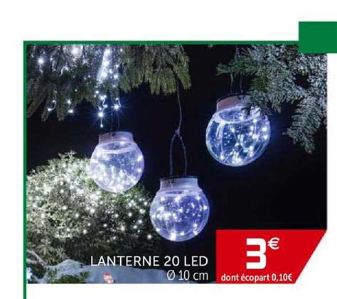 Promo Lanterne Led Chez Gifi Icatalogue Fr