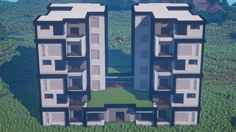 Minecraft Modern Apartment Building