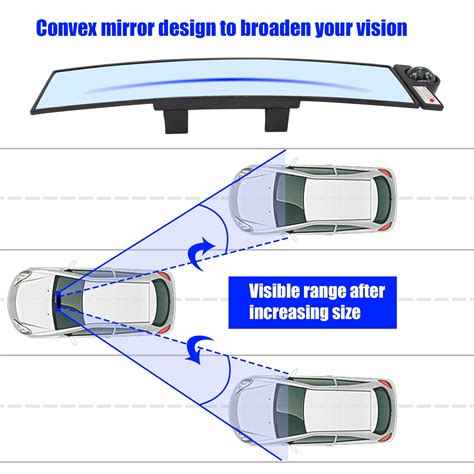 Espejo Retrovisor De Gran Angular Para Coche Espejo Retrovisor