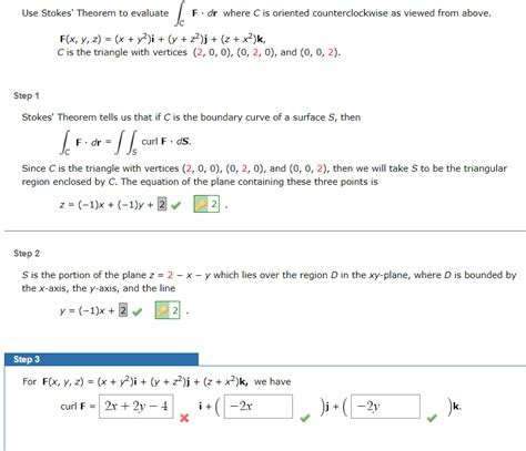 Solved Use Stokes Theorem To Evaluate F Dr Where C Is