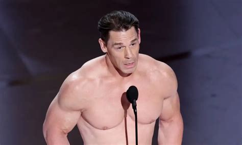 John Cena Gets Naked At Oscars To Present Award And The Gays Are Thirsty