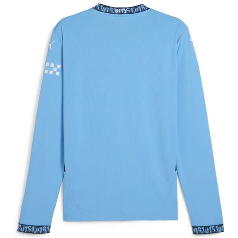 Manchester City Long Sleeve Home Shirt 2024 25 Worldwide Delivery