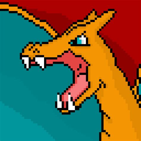 Artstation Charizard Pixel Art