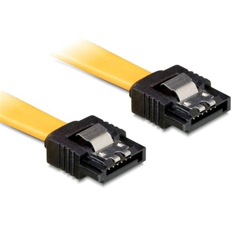 Delock SATA 6 GB S Kabel 50 cm gelb Amazon de Computer Zubehör