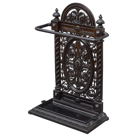 Victorian Polished Cast Iron Hall Umbrella Stand For Sale At Stdibs