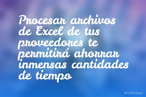 Importar Productos Desde Excel A La Base De Datos Ega Futura