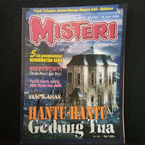 Jual Majalah Misteri No 303 Edisi 5 Juni Sd 19 Juni 20027 Di Lapak