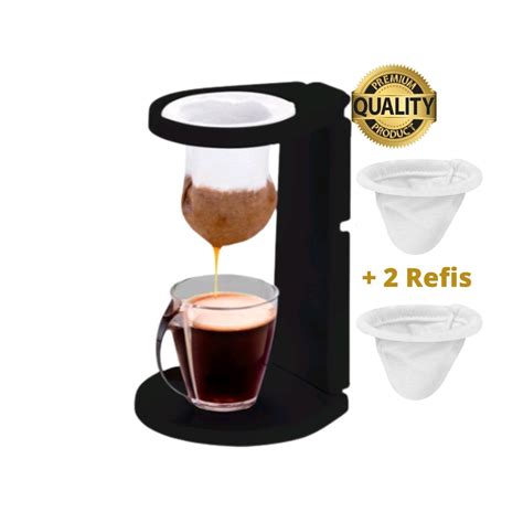 Mini Cafeteira Coador De Pano Caf Individual Refil Gr Tis Shopee