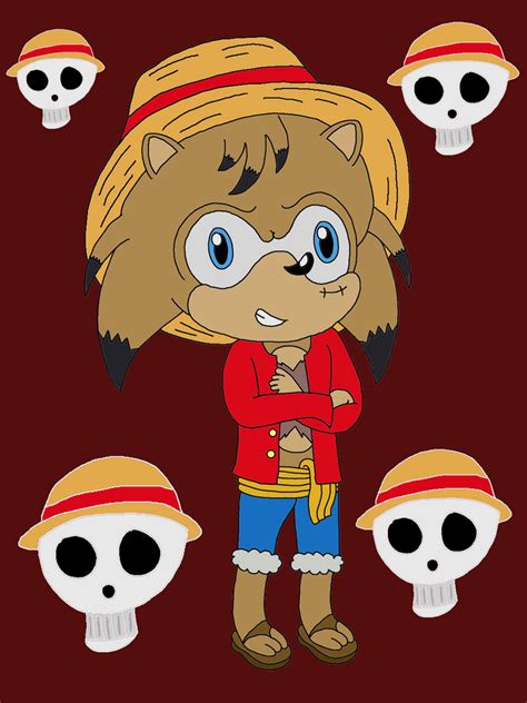 Luffy The Hedgehog Sonic Styled One Piece By Gaiakoraidon On Deviantart