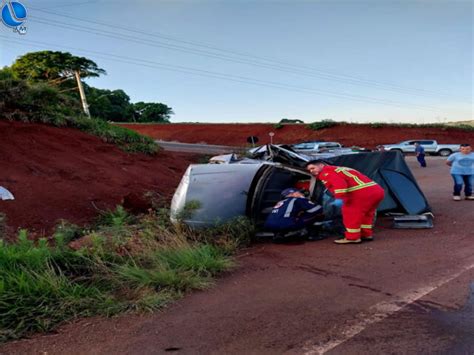 Capotamento Na Ers Em Tapejara Deixa Uma V Tima Fatal R Dio