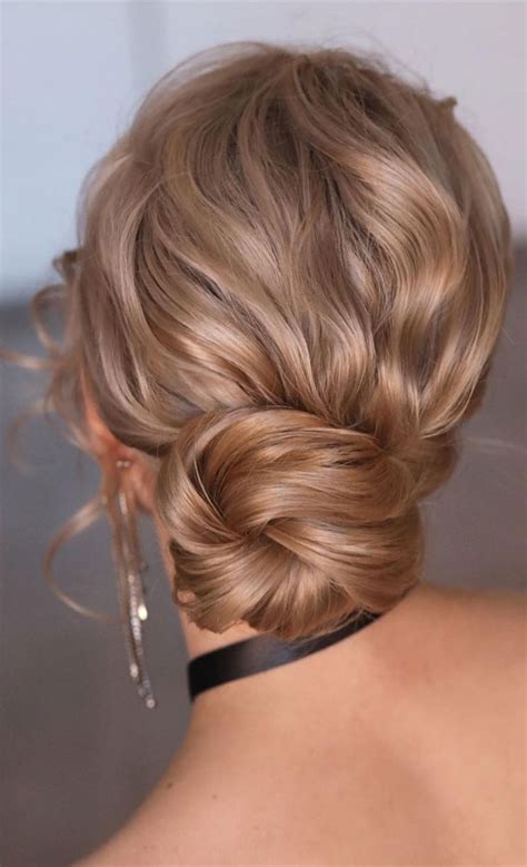 43 Stunning Updo Hairstyles 2022 Knot Low Bun