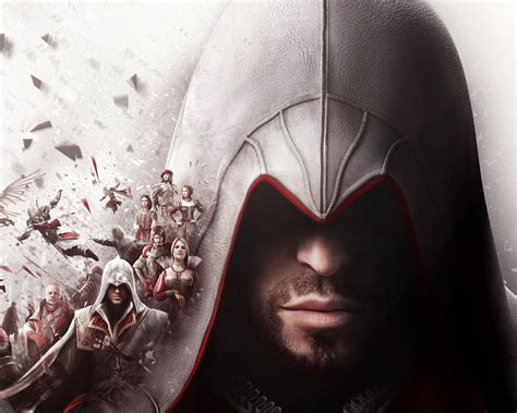 刺客信条 The Ezio Collection 2016 游戏海报高清壁纸预览