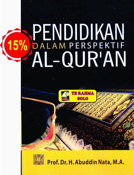 Jual Pendidikan Dalam Perspektif Al Quran H Abuddin Nata Kencana Di