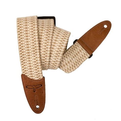 Prs 2 Woven Guitar Strap Brown And Cream Dv247