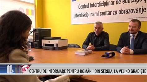 Centru de informare pentru românii din Serbia la Veliko Gradiște