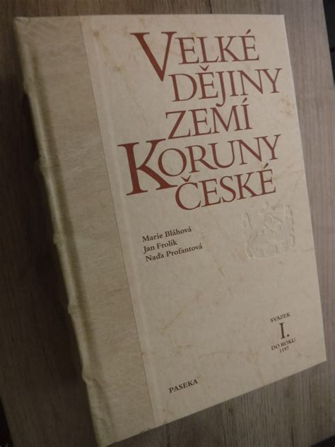 Velké dějiny zemí Koruny české I II tuborgaha antikvariát