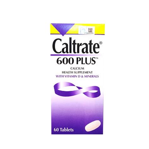 Caltrate 600 D Calcium With Vitamin D 100 Tablets