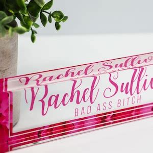 Custom Desk Sign, Office Decor, Executive Gift, Professional Name Plate ...