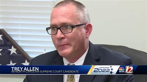 NC Supreme Court candidate Trey Allen sits down with WXII 12 News for ...