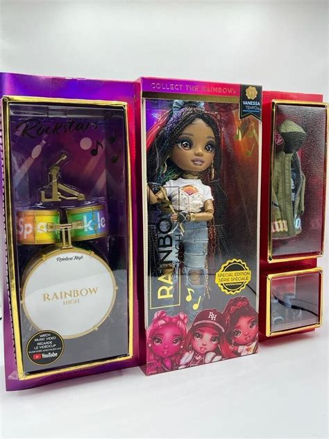 Rainbow High Rockstar Vanessa Tempo Fashion Doll Girls Toys 4592032439