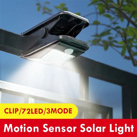 Luz Solar Con Sensor De Movimiento Para Exteriores L Mpara Solar Con