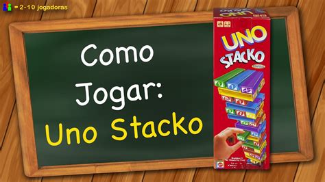 Como Jogar Uno Stacko YouTube