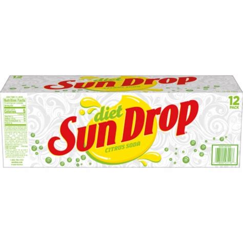 Sun Drop Diet Citrus Soda Cans 12 Pk 12 Fl Oz Kroger