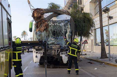 Las imágenes del accidente mortal de un autobús en Cádiz