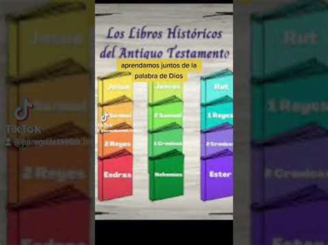 Libros Historicos De La Biblia Aprendamos Juntis Youtube