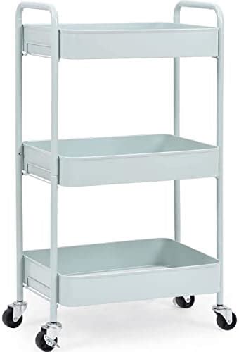 Kingrack Storage Trolley Cart Tier Rolling Multi Purpose Organiser