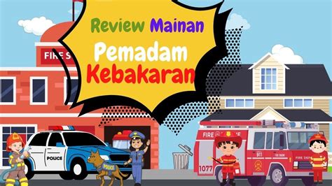 Review Mobil Mainan Pemadam Kebakaran Truck Tangki Air Damkar Selang