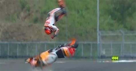 Juara Dunia Delapan Kali Marc Marquez Alami Insiden Crash Di MotoGP