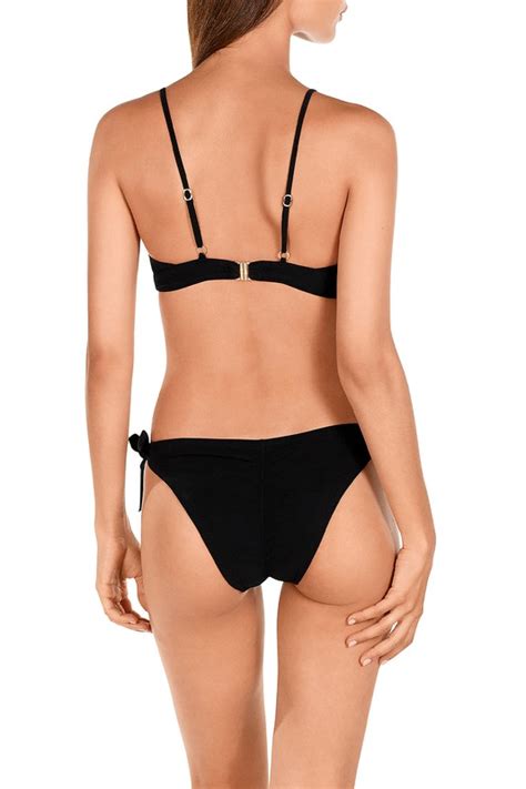 Bikini Dolores Cortés Tipo Triángulo Color Negro Tienda Azulik