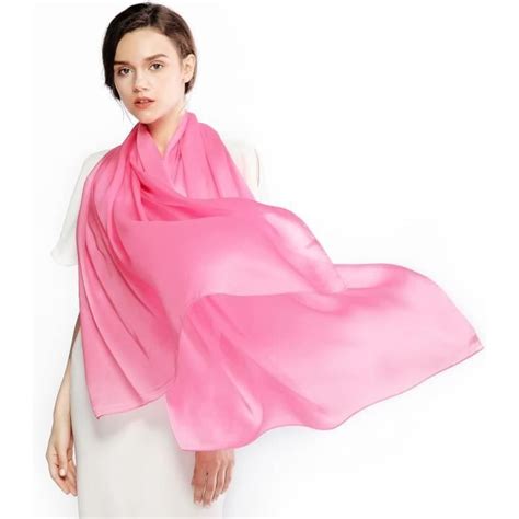 Charpe Pour Femme Foulards Etole En Mousseline De Soie Pour Femme De