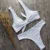 Latest Chest Bandage Gold Buckle Brazilian Bikini Swimwear Beach