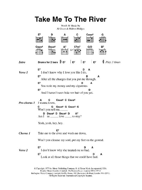 Take Me To The River by Al Green - Guitar Chords/Lyrics - Guitar Instructor