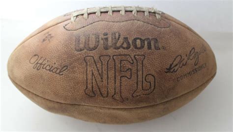 Vintage Wilson Nfl Commissioner Pete Rozelle Official Leather Football ...