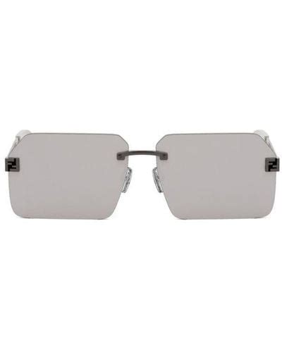 Gray Fendi Sunglasses For Women Lyst