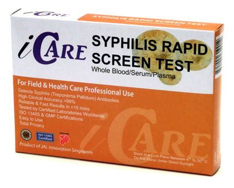 Syphilis Testing Kit Lt Labs Testhivstatus