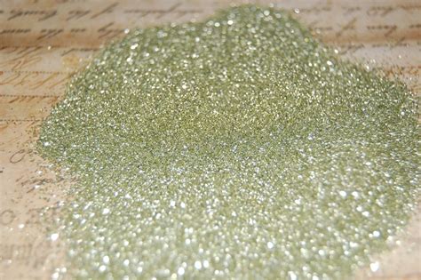 Citrone Vintage German Glass Glitter Etsy