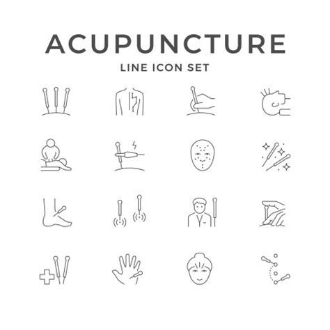 Acupuncture Vector Images Over